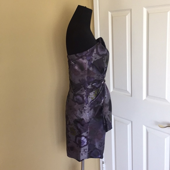 Jovani Floral Print Evening Cocktail Dress - Picture 13 of 16